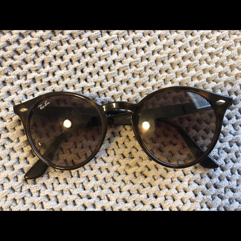 Used Ray Ban Sunglasses Rj9064s in tortoise brown